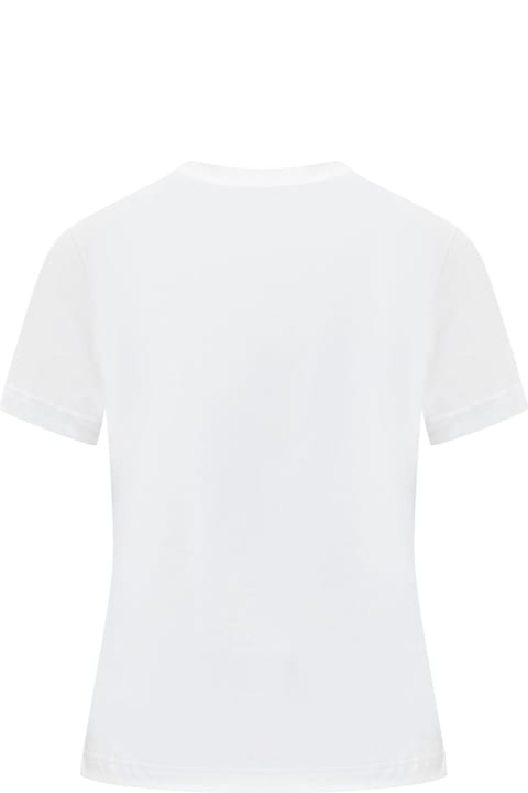 Casablanca Topwear for Women Casablanca White Cotton T-shirt