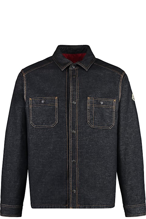 Moncler Shirts for Men Moncler Denim Shirt
