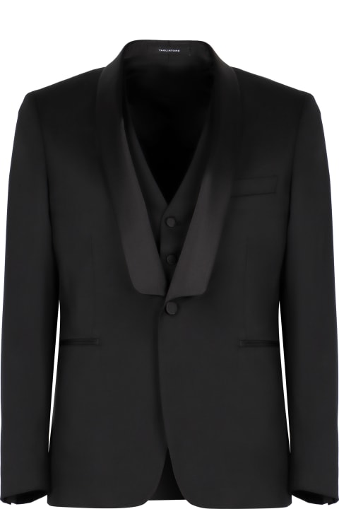 Tagliatore Suits for Men Tagliatore Three-piece Wool Suit