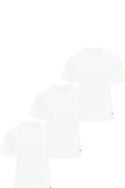Jil Sander for Women Jil Sander Tri-pack T-shirt With Logo Patch