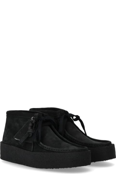 Clarks Wallabee Cup Bt Black Ankle Boot