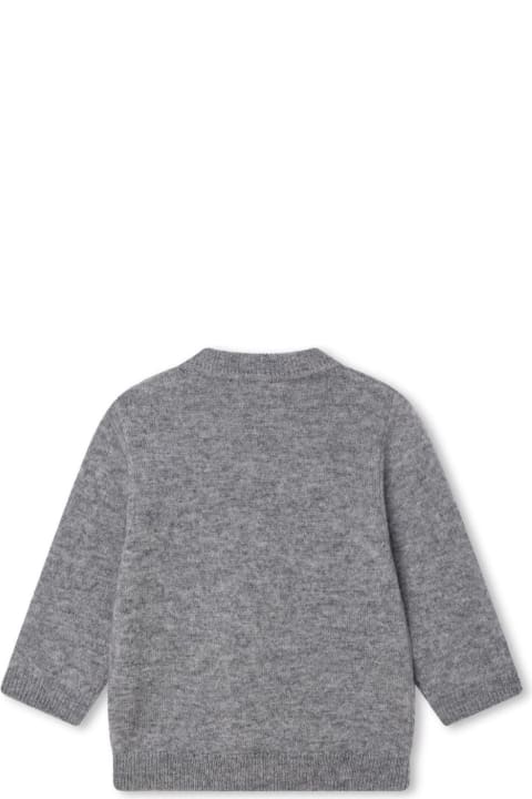 Topwear for Baby Boys Givenchy Givenchy Kids Sweaters Grey