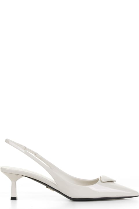 Prada on sale logo pumps