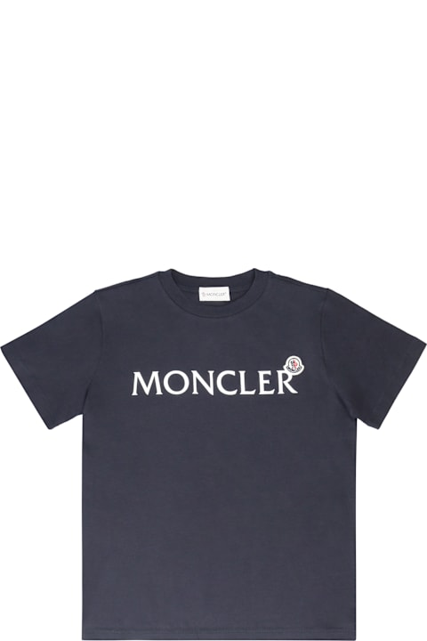 Sale for Kids Moncler Cotton Crew-neck T-shirt