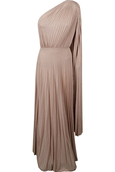 Elisabetta Franchi for Women Elisabetta Franchi One-shoulder Pleated Red Carpet Dress