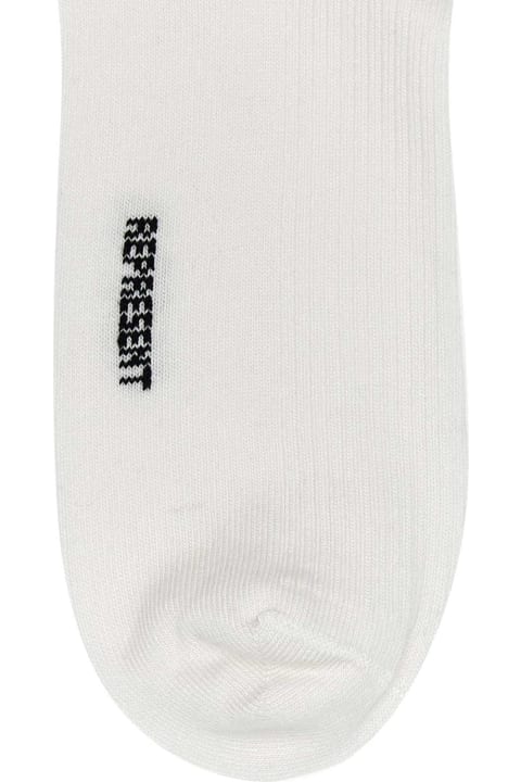 メンズ アンダーウェア REPRESENT White Cotton And Acrylic Socks