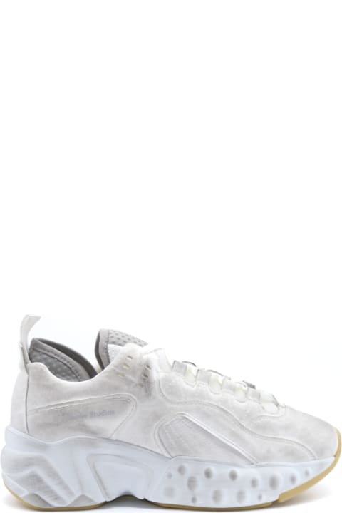 Fashion for Women Acne Studios Manhattan Tumbled White Sneakers