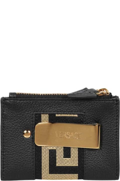Accessories Sale for Men Versace Calf Leather Wallet