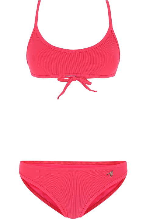 The Attico for Women The Attico Fuchsia Stretch Nylon Bikini