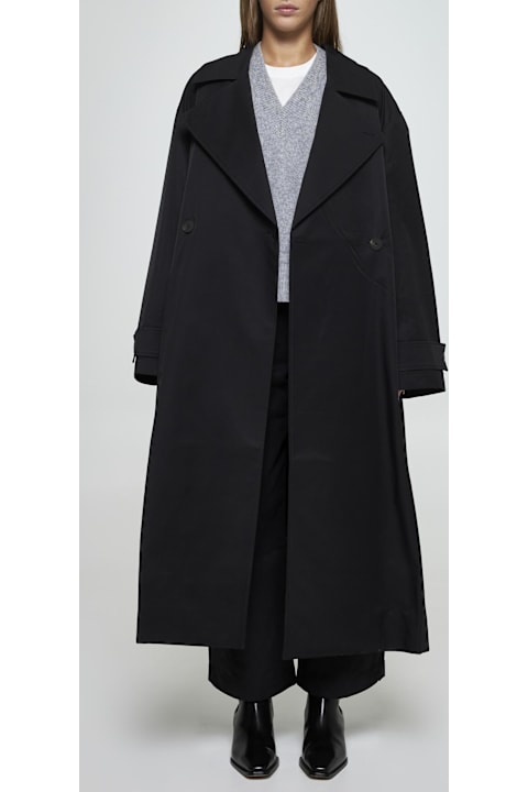 Studio Nicholson Coats & Jackets for Women Studio Nicholson Mawer Cotton-blend Double-breasted Trench Coat