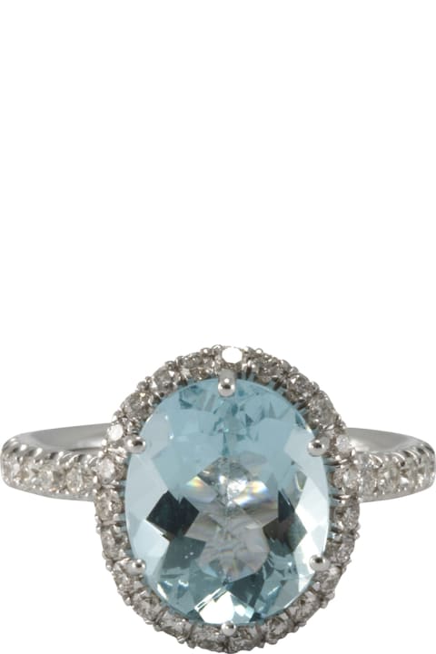 Rings for Women Lo Spazio Jewelry Lo Spazio Aqua Lucente Ring(V)