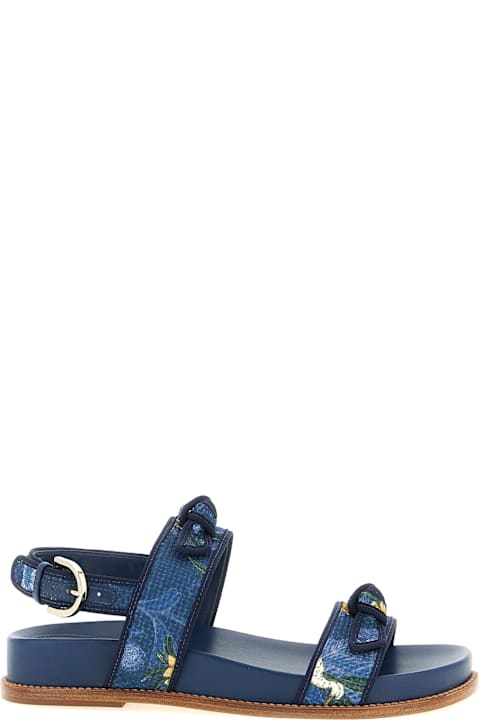 Alexandre Birman A. Birman X Agua 'grosgrain Raffia Sport' Sandals