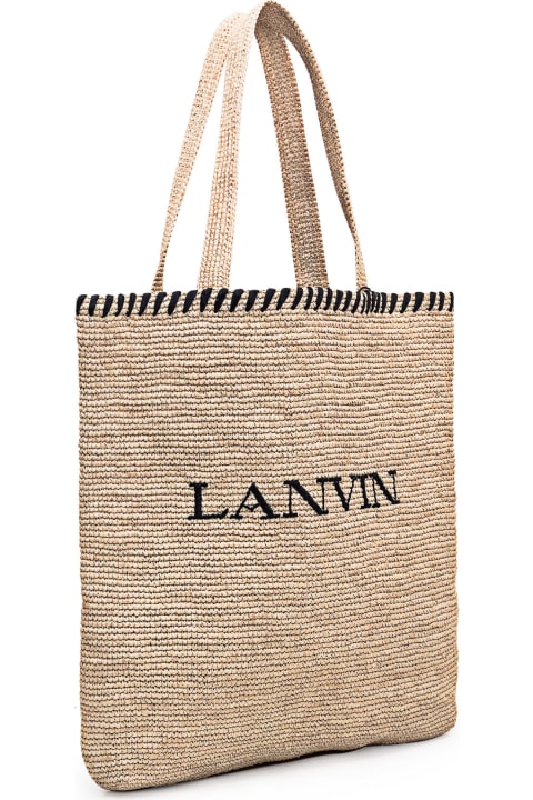 Lanvin for Men Lanvin Raffia Tote Bag