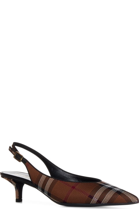 Burberry High-Heeled Shoes for Women Burberry Summer Slingbak