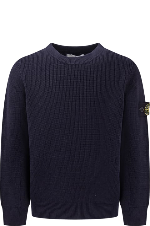 Stone Island Junior for Kids Stone Island Junior Pullover With Logo