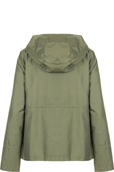 Homeware Fay Short Parka In Technical Poplin