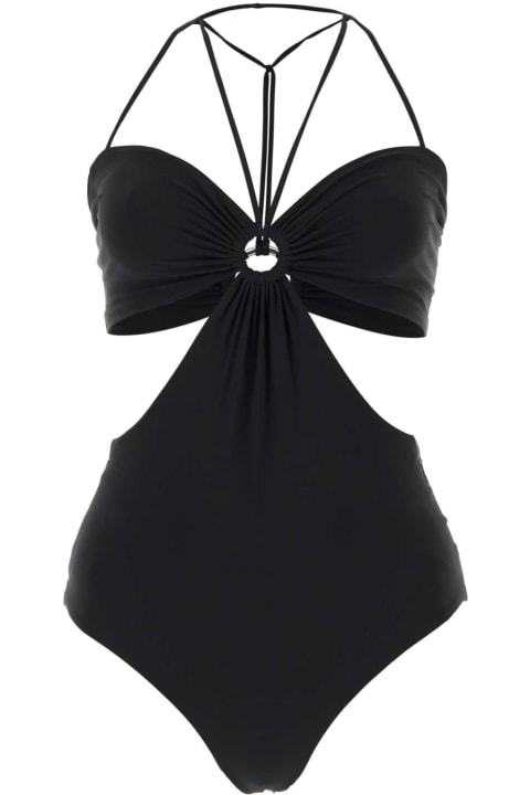 Nensi Dojaka Swimwear for Women Nensi Dojaka Black Stretch Polyester Swimsuit