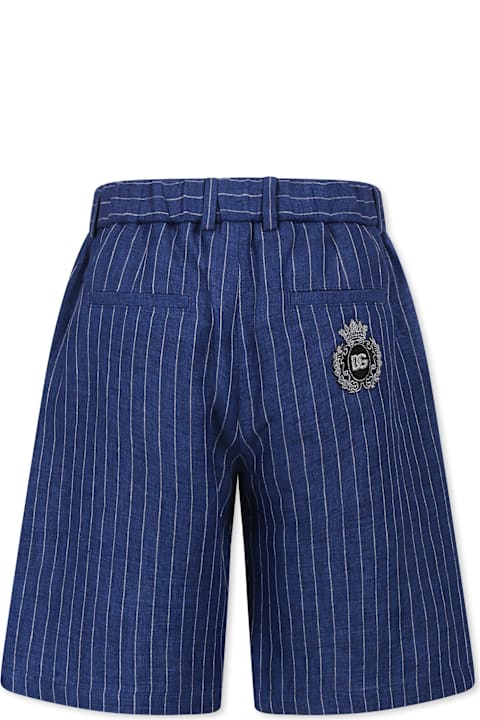 Homeware Dolce 
Gabbana Blue Jacket For Boy With Dg Monogram