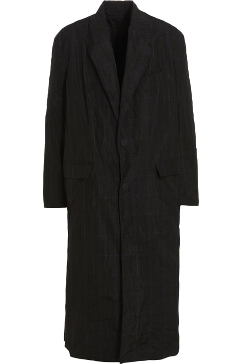 Balenciaga Clothing for Men Balenciaga Check Packable Coat