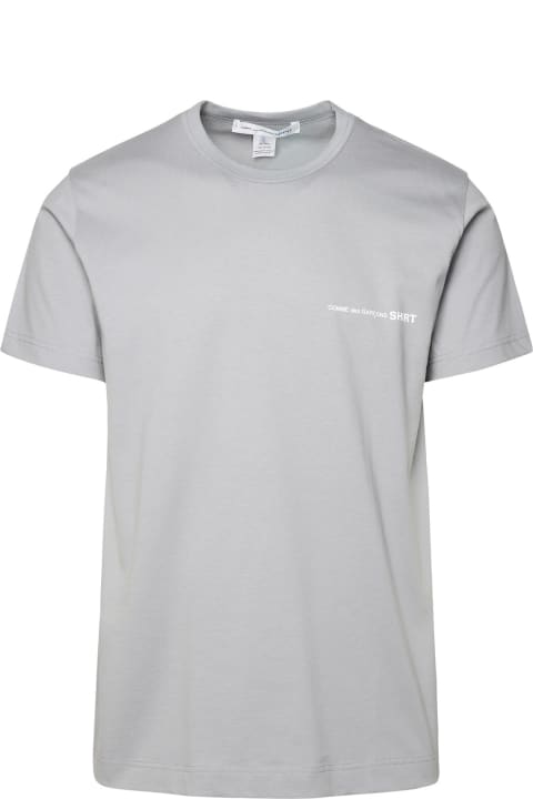 メンズ Comme des Garçons Shirtのトップス Comme des Garçons Shirt Gray Cotton T-shirt