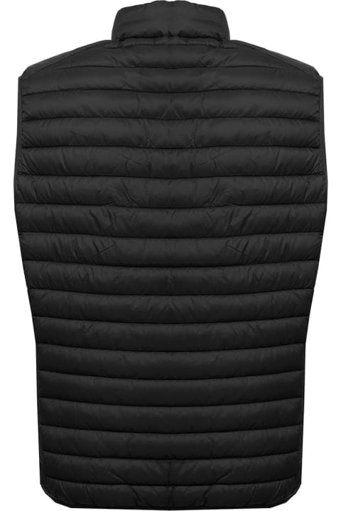 Adam Ecological  Black Quilted Nylon Sleeveless Down Jacket  Save The Duck Man