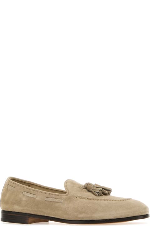 Church's Flat Shoes for Women Church's Sand Suede Loafers
