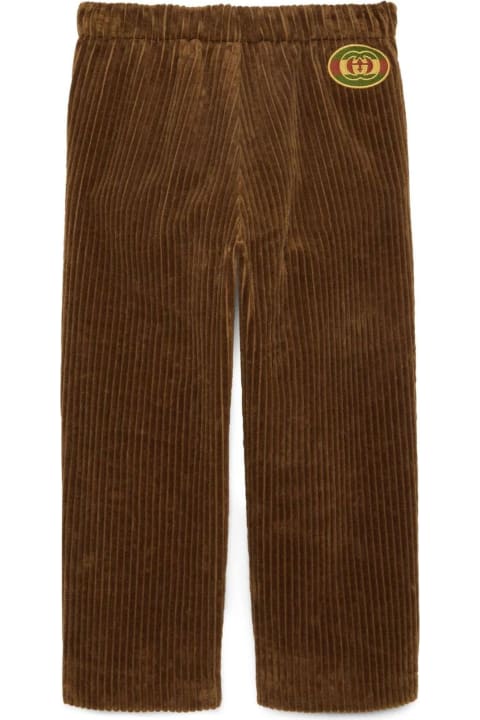 Gucci for Boys Gucci Brown Corduroy Velvet Trousers