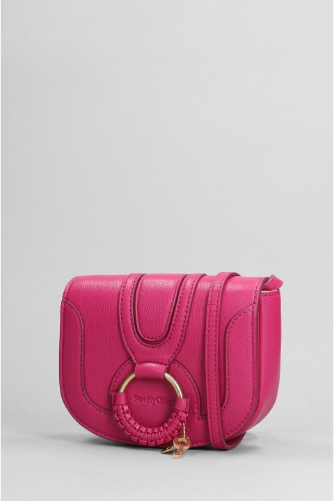See by Chloé for Women See by Chloé Hana Mini Shoulder Bag In Fuxia Leather