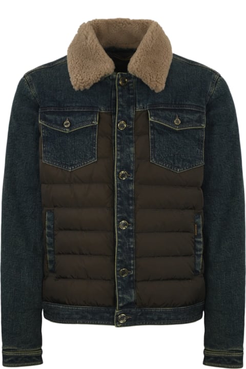 Moorer لـ Men Moorer Mondor Fur 104s Jacket