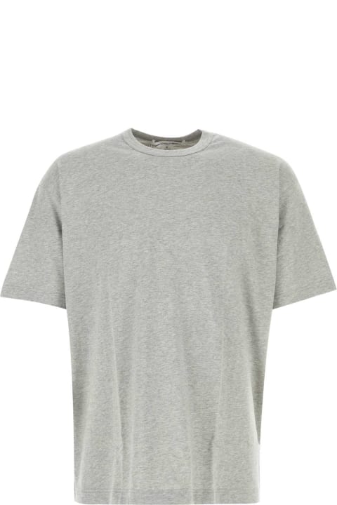 Topwear for Men Comme des Garçons Melange Grey Cotton T-shirt