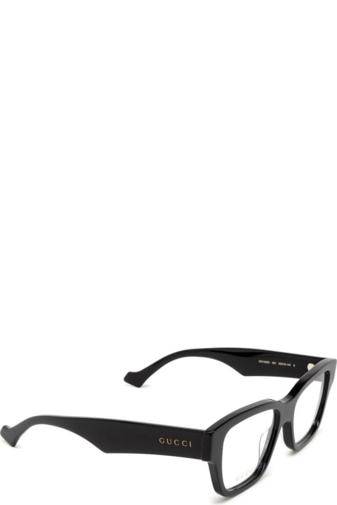 Gucci Eyewear نظارات لـ القسم الرجالي Gucci Eyewear Rectangle Frame Glasses