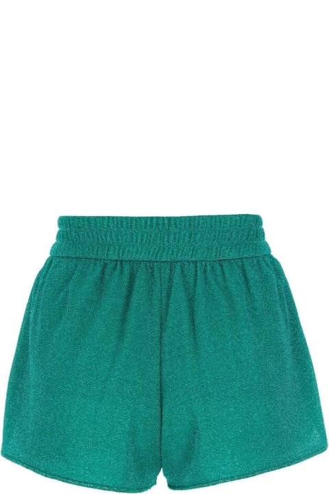 Pants & Shorts for Women Oseree Lumière Mid-rise Lurex Slip Shorts