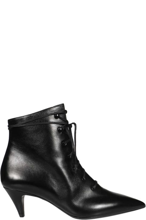 Fashion for Women Saint Laurent Leather Ankle Boots