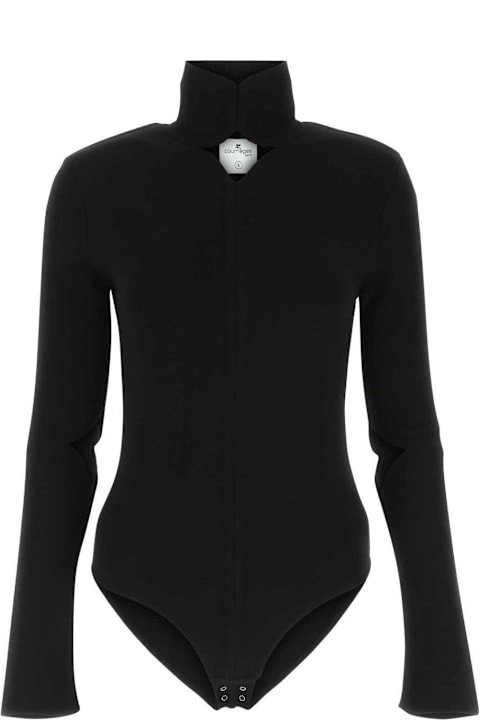 Homeware Courrèges Cut-out Long-sleeved Bodysuit