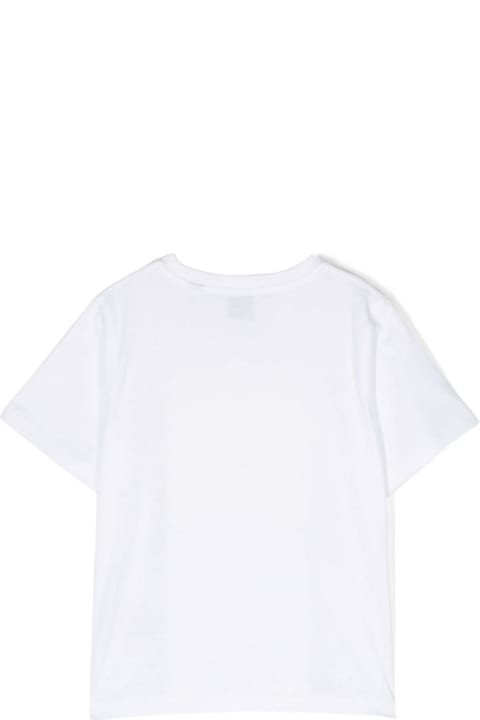 Burberry T-Shirts & Polo Shirts for Women Burberry Burberry T-shirt Bianca In Jersey Di Cotone Bambino