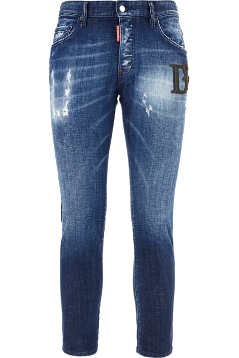 Homeware Dsquared2 Stretch Denim Skater Jean Jeans
