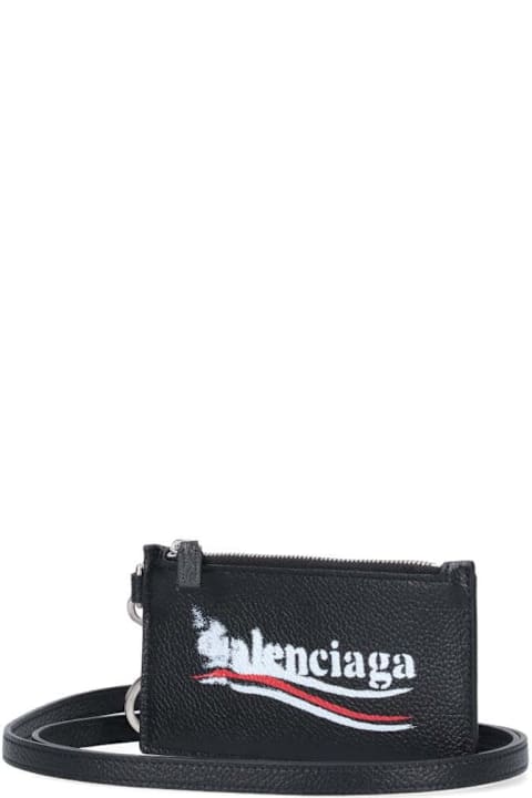 Balenciaga Wallets for Men Balenciaga 'cash' Keyring Card Holder