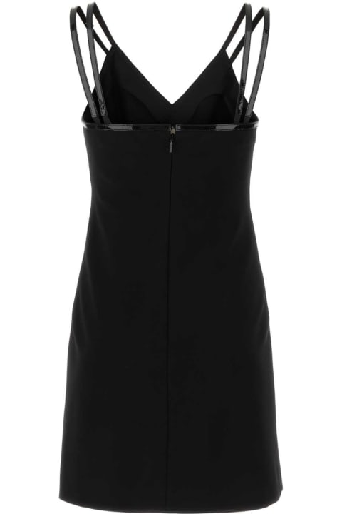 Clothing for Women Gucci Black Viscose Blend Mini Dress