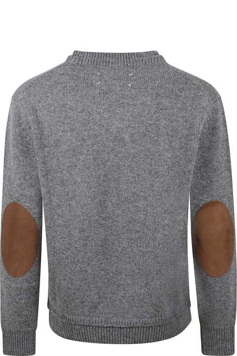 Sweaters for Men Maison Margiela Elbow Patch Sweater