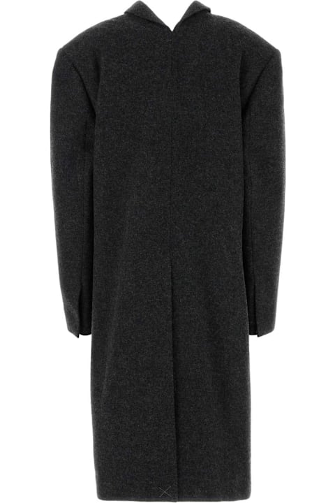 Prada for Kids Prada Slate Wool Coat