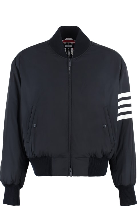 Coats & Jackets for Men Thom Browne Nylon Bomber Jacket
