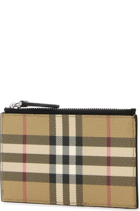Fashion for Men Burberry Printed Canvas Card Holder