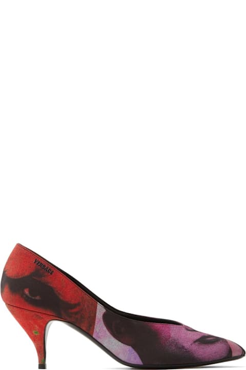 Versace Printed Pumps