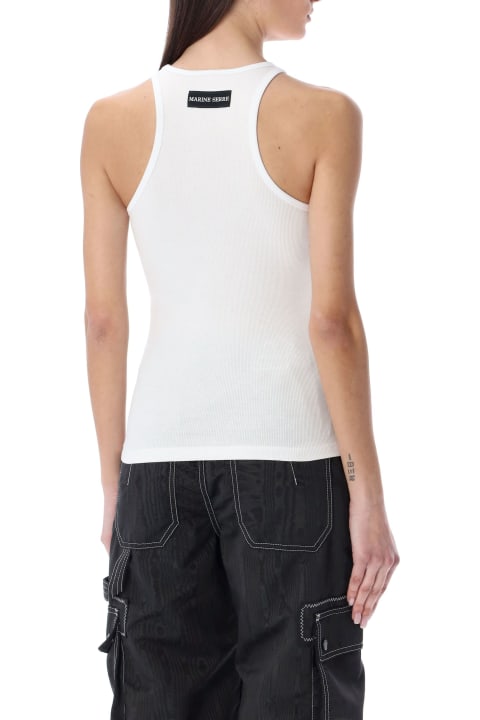 Fashion for Women Marine Serre Organic Cotton Fitted Tank Top