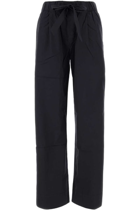 Tekla Pants & Shorts for Women Tekla Slate Cotton Pyjama Pant