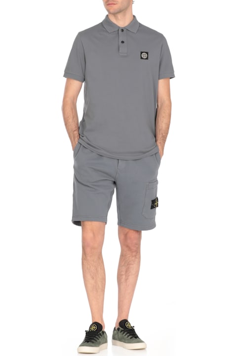 أدوات منزلية Stone Island Cotton Polo Shirt