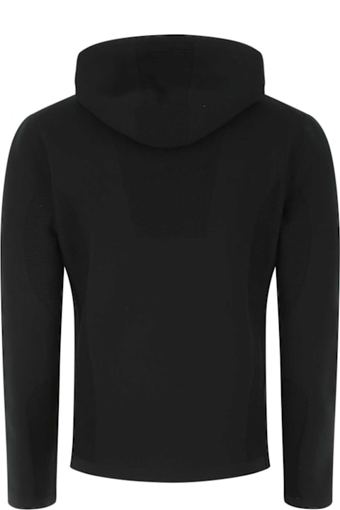 Sweaters for Men Prada Black Stretch Polyester Blend Sweatshirt