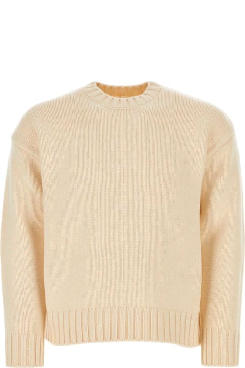 Fashion for Men The Harmony Ivory Wool Walker Oversize Sweater
