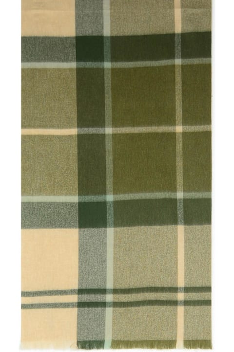 أدوات منزلية Barbour Rosefield Tartan Frayed Edege Scarf