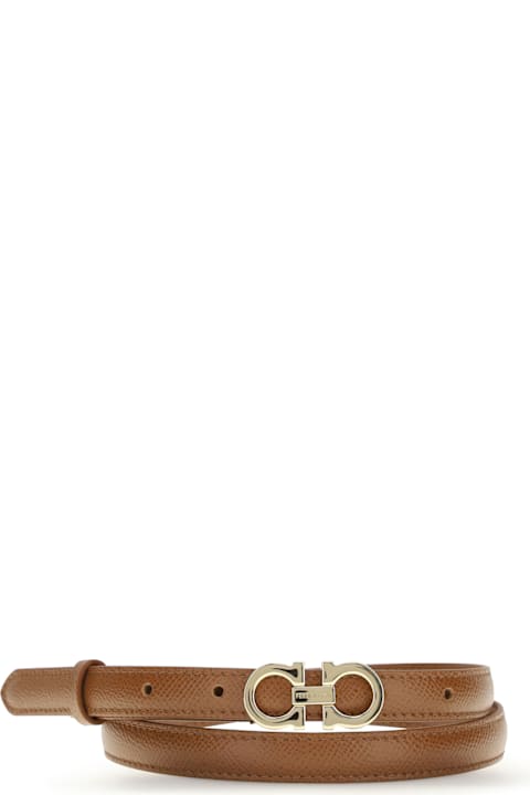 Homeware Ferragamo Gancini Leather Belt